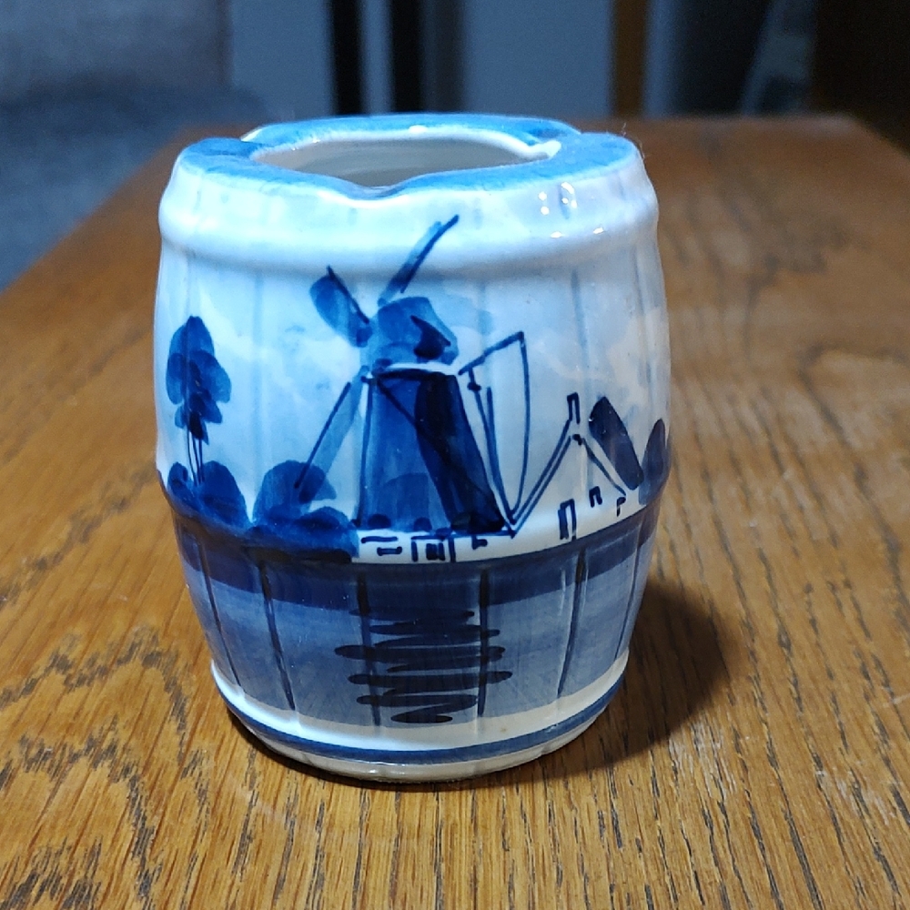 Blue and White Ceramic Vase